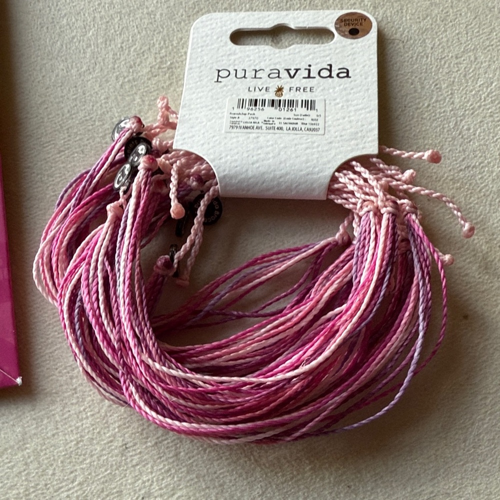 NWT Pura Vida Pink Ombre Bracelet Collection - Picture 2 of 3